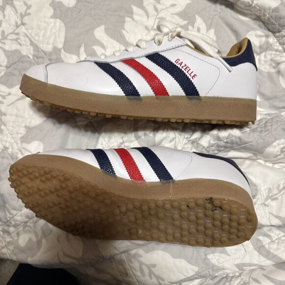 adidas Golf Shoes Gazelle Size 10 - Picture 4 of 12